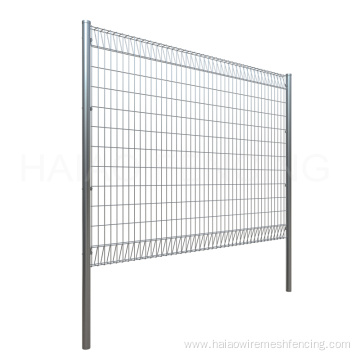 Galvanized top rolled wire mesh fence